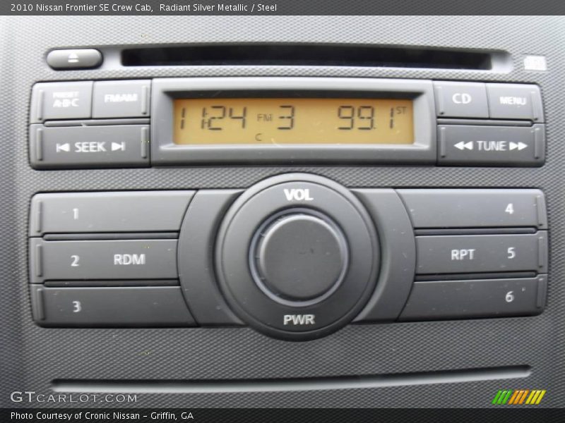 Radiant Silver Metallic / Steel 2010 Nissan Frontier SE Crew Cab