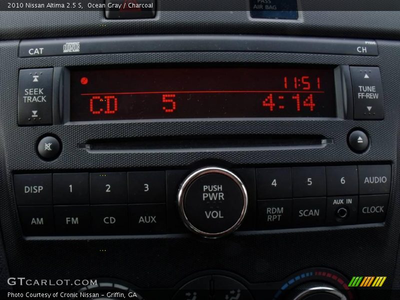 Ocean Gray / Charcoal 2010 Nissan Altima 2.5 S