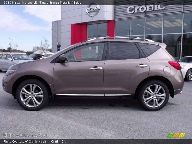 Tinted Bronze Metallic / Beige 2010 Nissan Murano LE