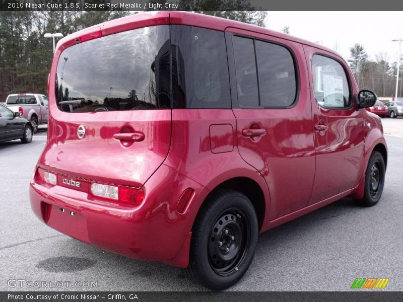 Scarlet Red Metallic / Light Gray 2010 Nissan Cube 1.8 S