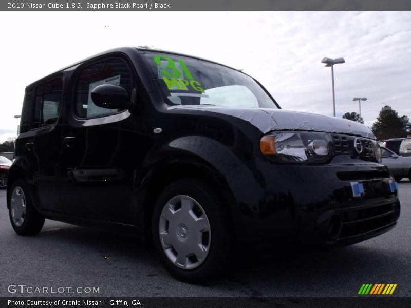 Sapphire Black Pearl / Black 2010 Nissan Cube 1.8 S