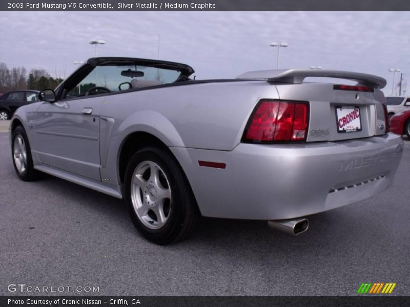 Silver Metallic / Medium Graphite 2003 Ford Mustang V6 Convertible