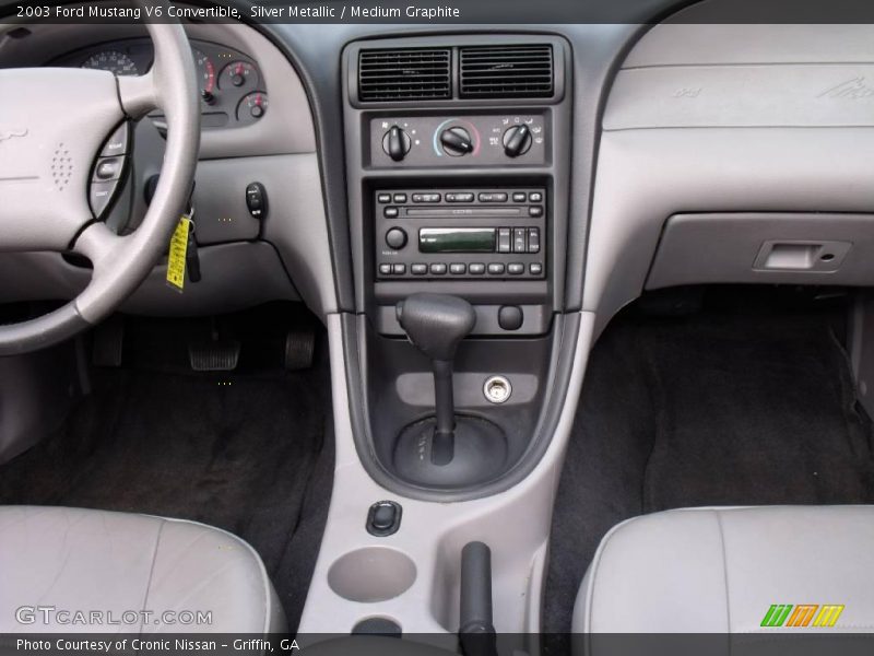 Silver Metallic / Medium Graphite 2003 Ford Mustang V6 Convertible