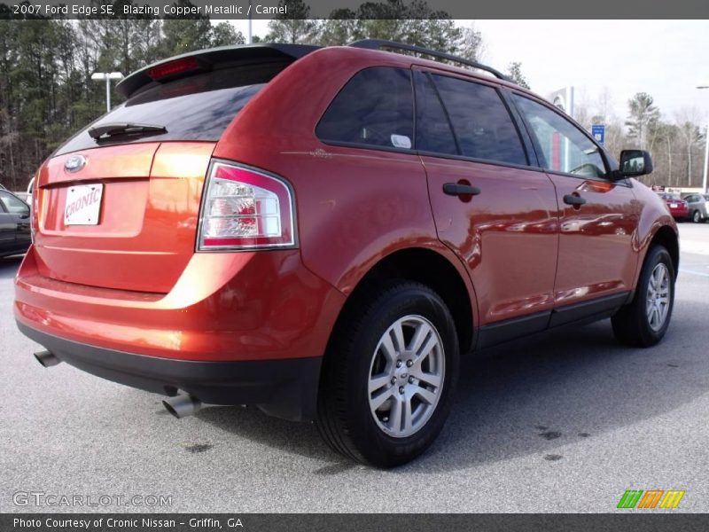 Blazing Copper Metallic / Camel 2007 Ford Edge SE