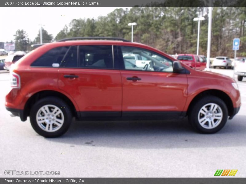 Blazing Copper Metallic / Camel 2007 Ford Edge SE