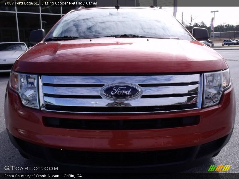 Blazing Copper Metallic / Camel 2007 Ford Edge SE
