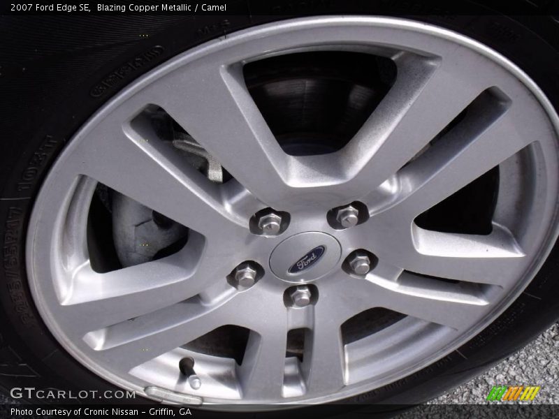 Blazing Copper Metallic / Camel 2007 Ford Edge SE
