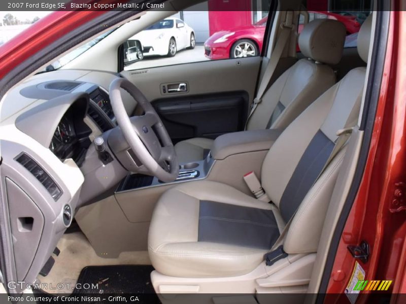 Blazing Copper Metallic / Camel 2007 Ford Edge SE