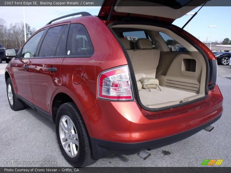 Blazing Copper Metallic / Camel 2007 Ford Edge SE