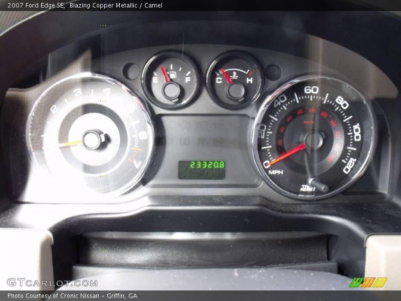 Blazing Copper Metallic / Camel 2007 Ford Edge SE