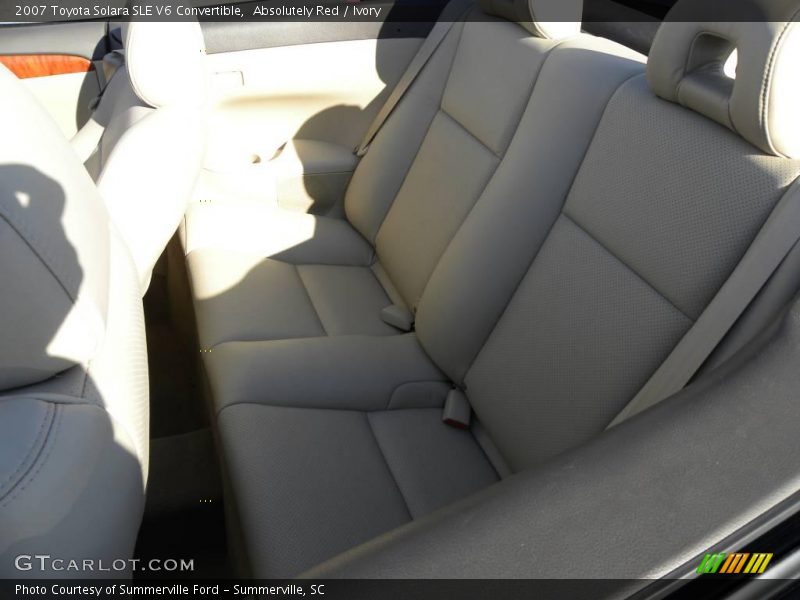 Absolutely Red / Ivory 2007 Toyota Solara SLE V6 Convertible