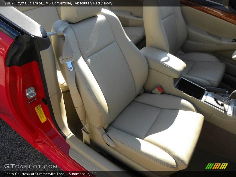 Absolutely Red / Ivory 2007 Toyota Solara SLE V6 Convertible