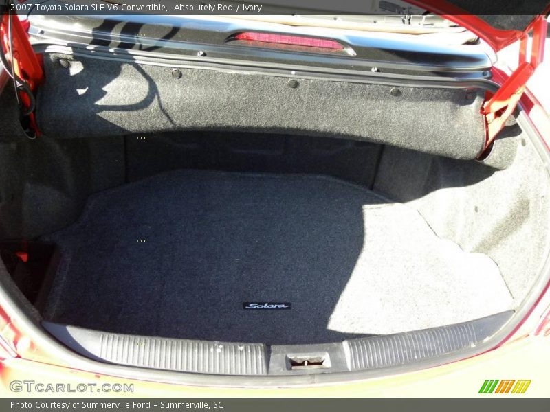 Absolutely Red / Ivory 2007 Toyota Solara SLE V6 Convertible