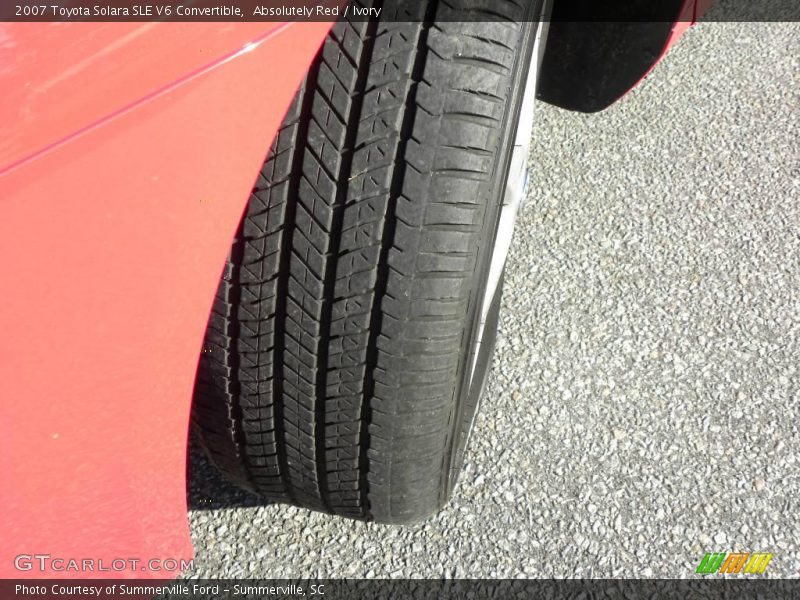 Absolutely Red / Ivory 2007 Toyota Solara SLE V6 Convertible