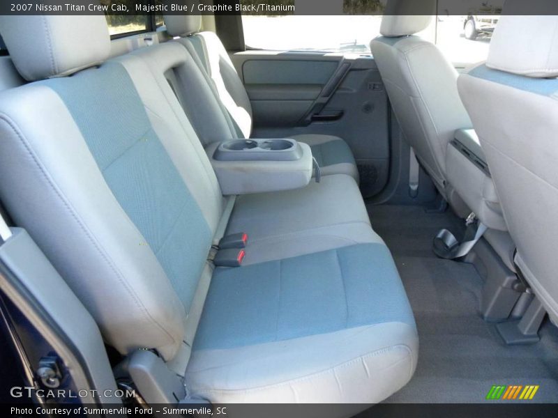 Majestic Blue / Graphite Black/Titanium 2007 Nissan Titan Crew Cab