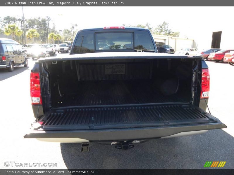 Majestic Blue / Graphite Black/Titanium 2007 Nissan Titan Crew Cab