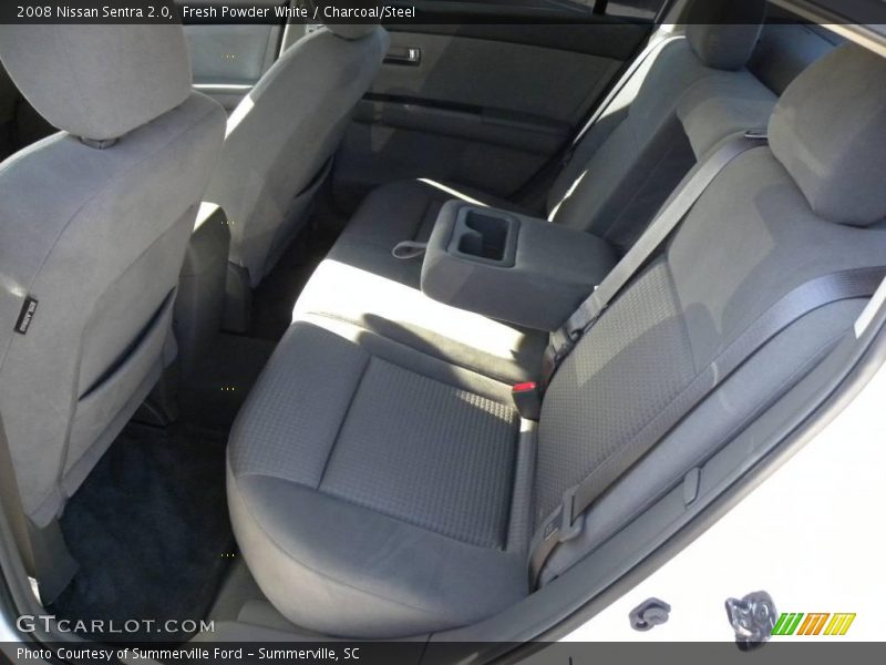 Fresh Powder White / Charcoal/Steel 2008 Nissan Sentra 2.0
