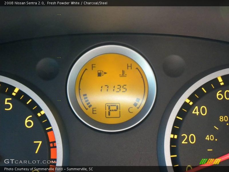 Fresh Powder White / Charcoal/Steel 2008 Nissan Sentra 2.0