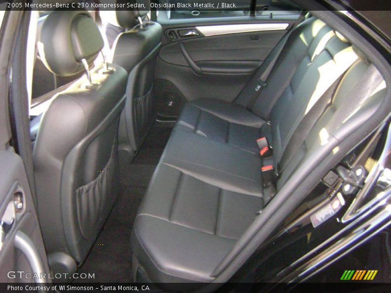 Obsidian Black Metallic / Black 2005 Mercedes-Benz C 230 Kompressor Sedan