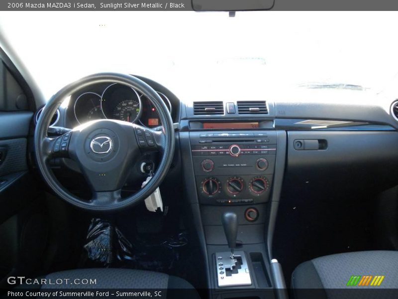 Sunlight Silver Metallic / Black 2006 Mazda MAZDA3 i Sedan
