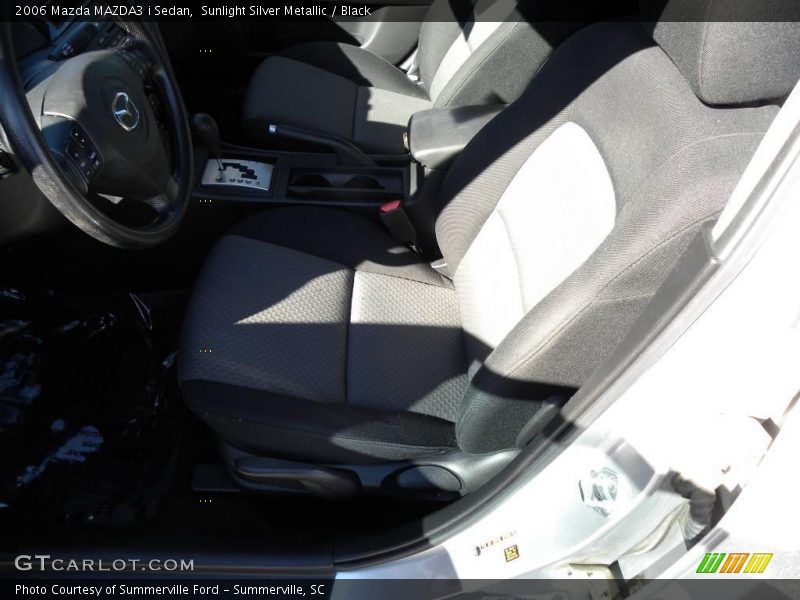 Sunlight Silver Metallic / Black 2006 Mazda MAZDA3 i Sedan