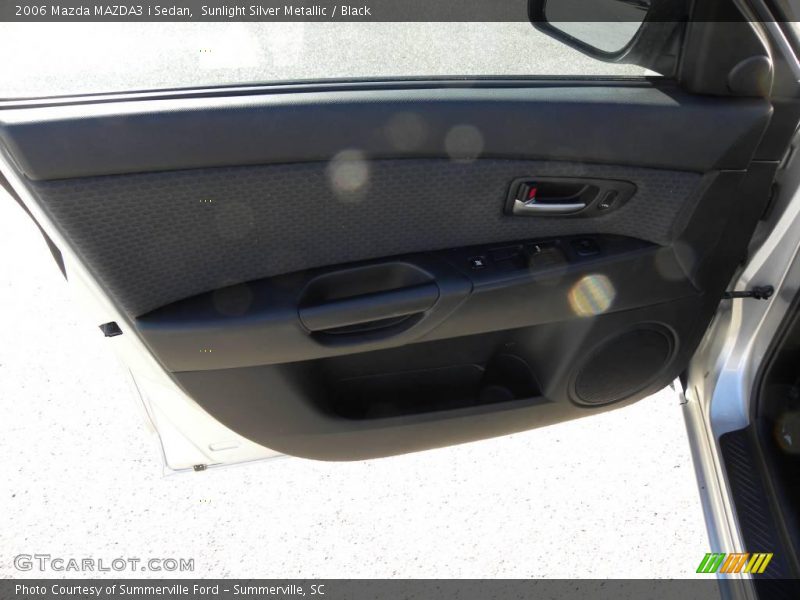 Sunlight Silver Metallic / Black 2006 Mazda MAZDA3 i Sedan