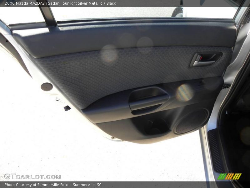 Sunlight Silver Metallic / Black 2006 Mazda MAZDA3 i Sedan