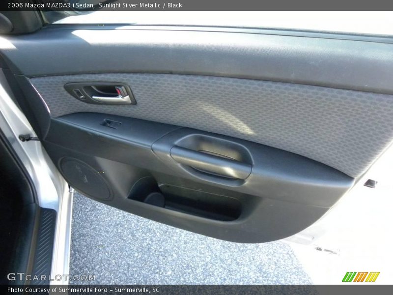 Sunlight Silver Metallic / Black 2006 Mazda MAZDA3 i Sedan