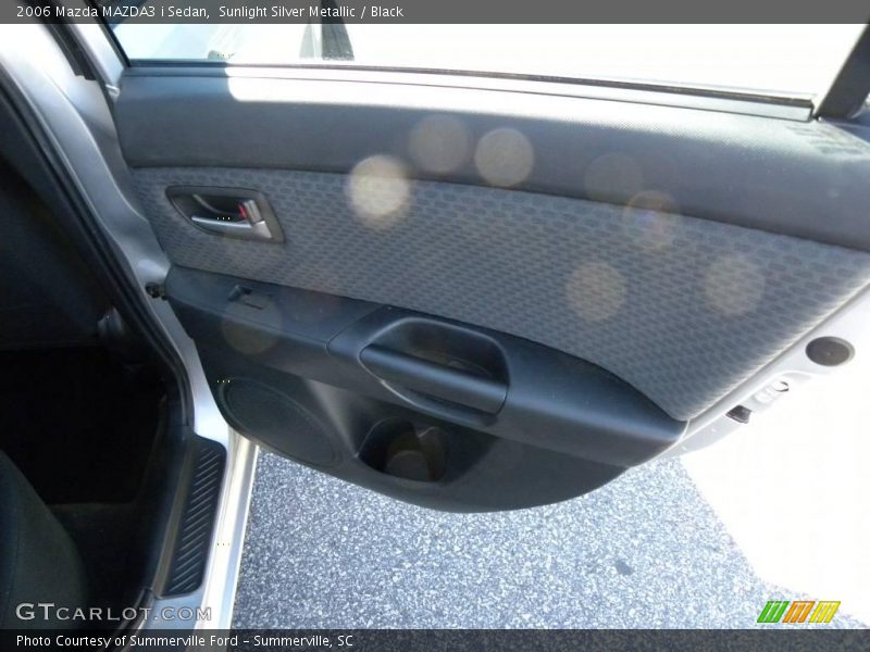 Sunlight Silver Metallic / Black 2006 Mazda MAZDA3 i Sedan