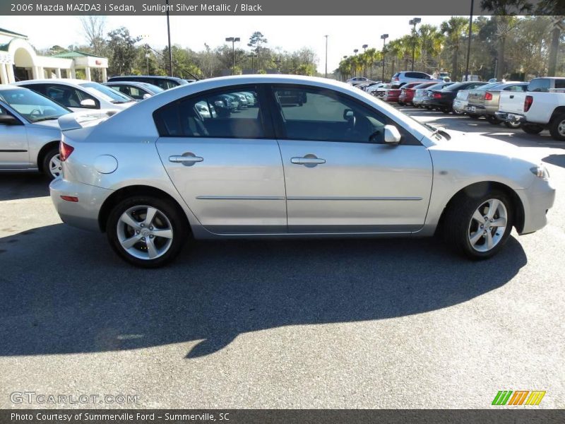Sunlight Silver Metallic / Black 2006 Mazda MAZDA3 i Sedan