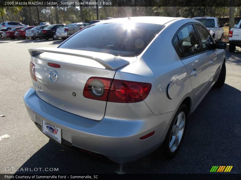 Sunlight Silver Metallic / Black 2006 Mazda MAZDA3 i Sedan