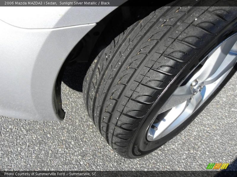 Sunlight Silver Metallic / Black 2006 Mazda MAZDA3 i Sedan
