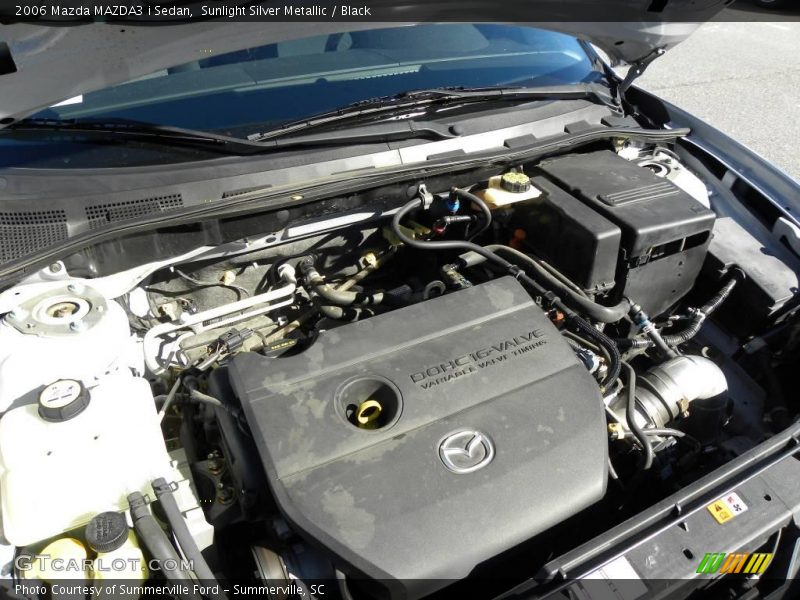 Sunlight Silver Metallic / Black 2006 Mazda MAZDA3 i Sedan