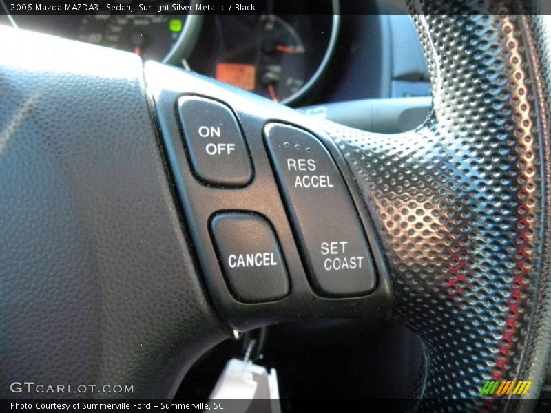 Sunlight Silver Metallic / Black 2006 Mazda MAZDA3 i Sedan