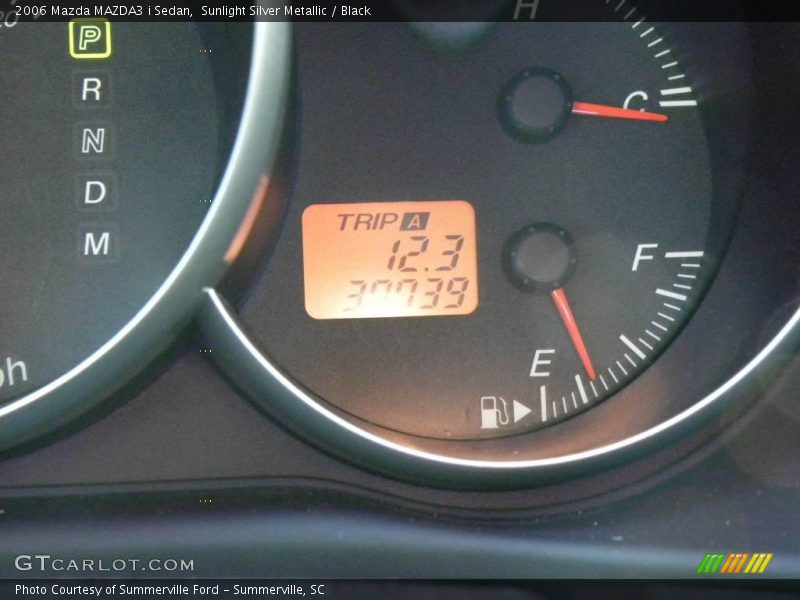 Sunlight Silver Metallic / Black 2006 Mazda MAZDA3 i Sedan