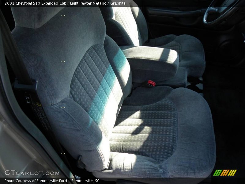 Light Pewter Metallic / Graphite 2001 Chevrolet S10 Extended Cab