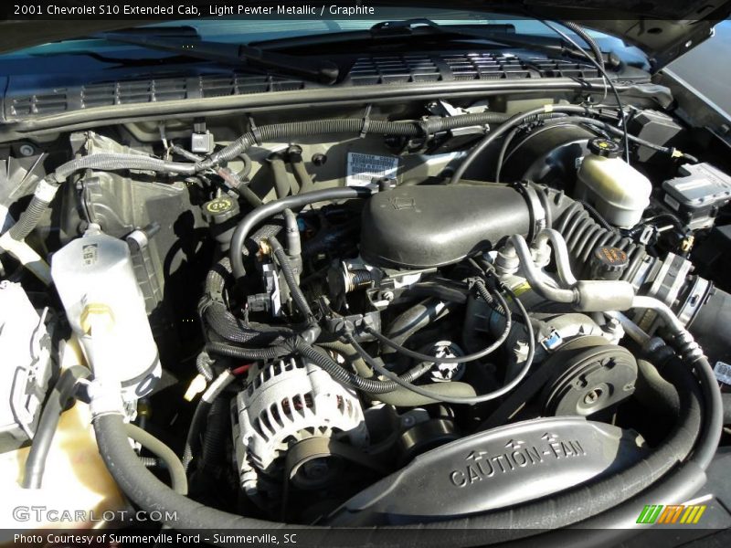 Light Pewter Metallic / Graphite 2001 Chevrolet S10 Extended Cab