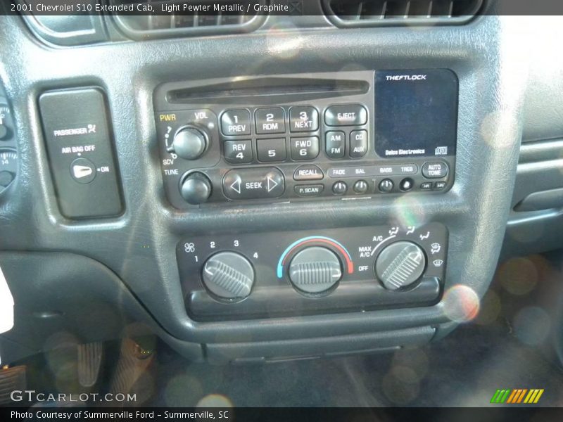 Light Pewter Metallic / Graphite 2001 Chevrolet S10 Extended Cab
