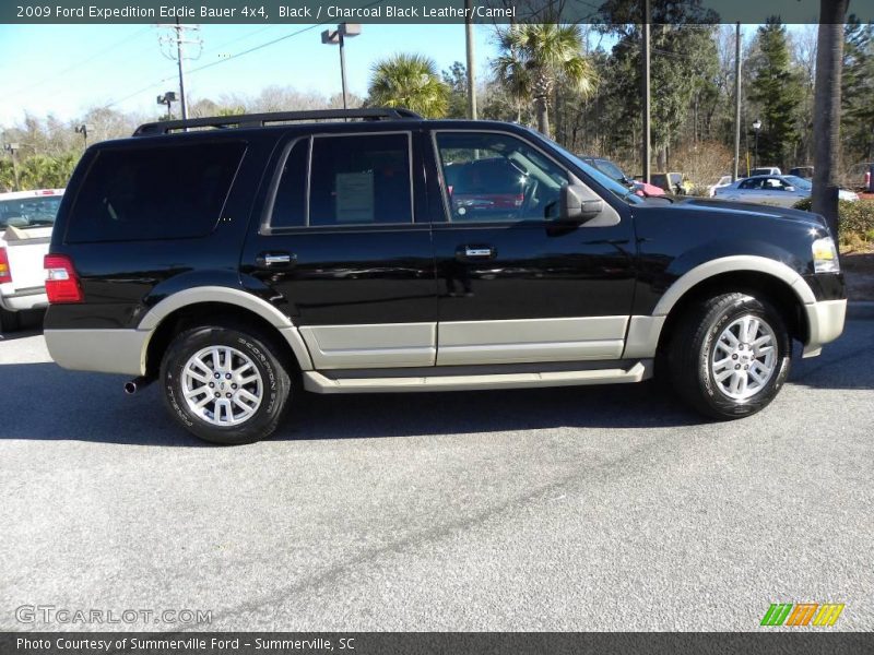 Black / Charcoal Black Leather/Camel 2009 Ford Expedition Eddie Bauer 4x4