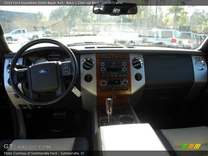 Black / Charcoal Black Leather/Camel 2009 Ford Expedition Eddie Bauer 4x4