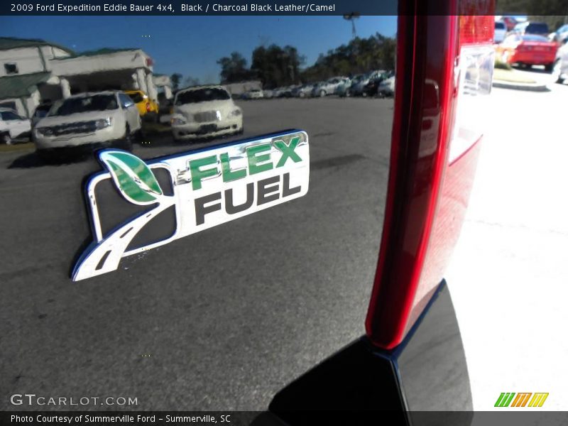 Black / Charcoal Black Leather/Camel 2009 Ford Expedition Eddie Bauer 4x4