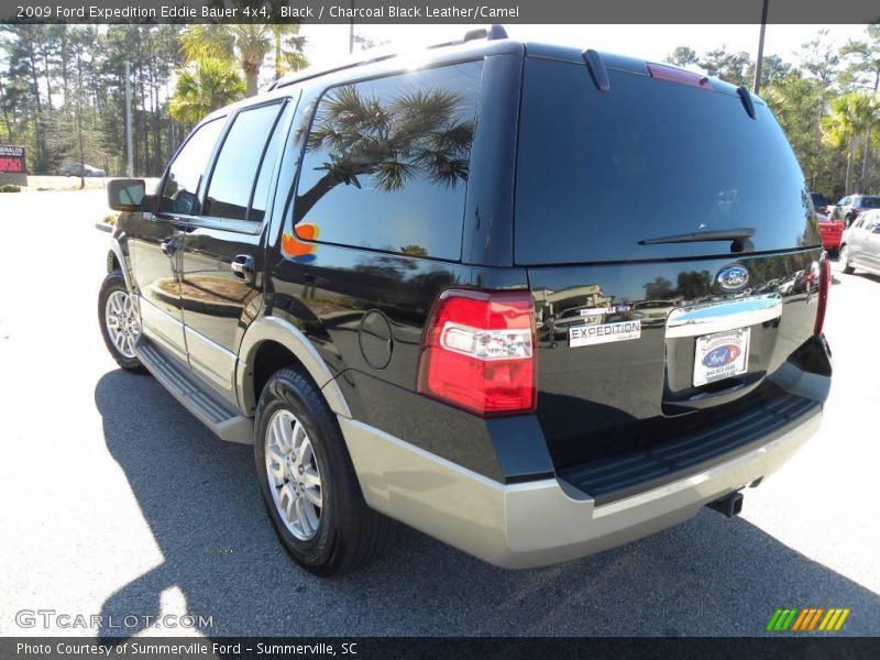 Black / Charcoal Black Leather/Camel 2009 Ford Expedition Eddie Bauer 4x4