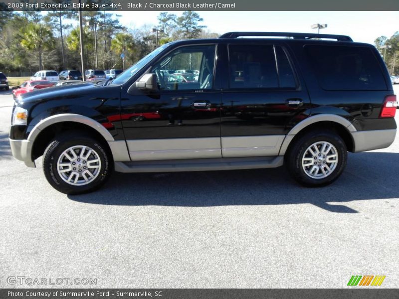 Black / Charcoal Black Leather/Camel 2009 Ford Expedition Eddie Bauer 4x4