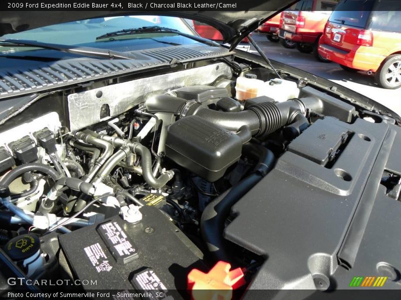 Black / Charcoal Black Leather/Camel 2009 Ford Expedition Eddie Bauer 4x4