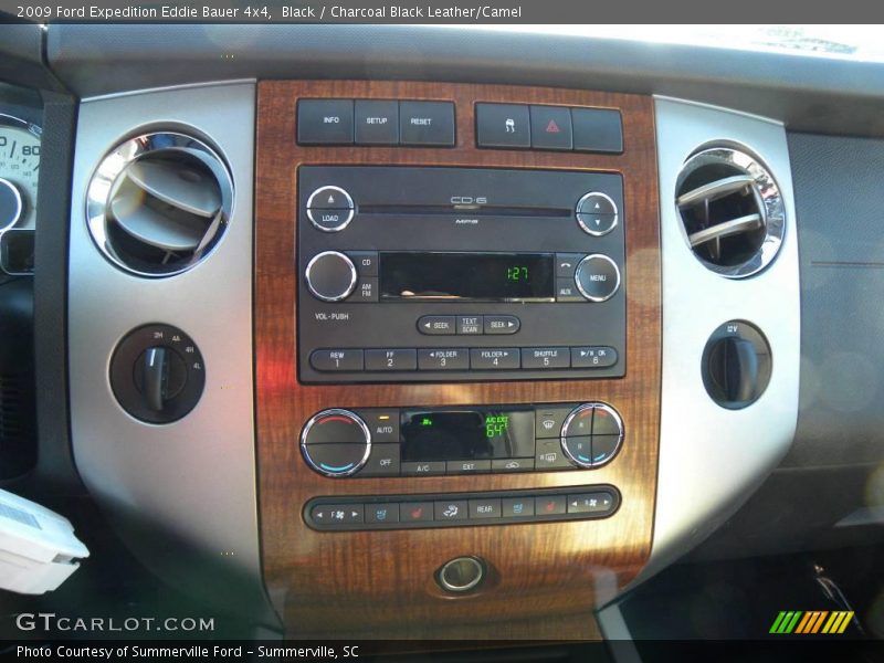 Black / Charcoal Black Leather/Camel 2009 Ford Expedition Eddie Bauer 4x4