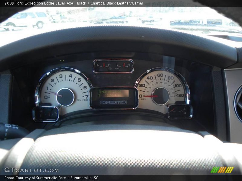 Black / Charcoal Black Leather/Camel 2009 Ford Expedition Eddie Bauer 4x4