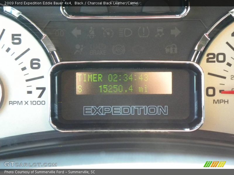Black / Charcoal Black Leather/Camel 2009 Ford Expedition Eddie Bauer 4x4