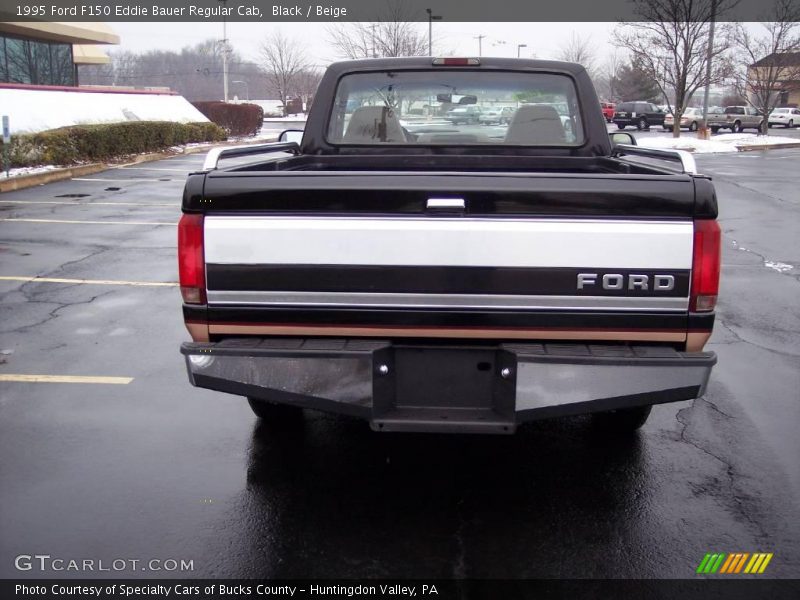 Black / Beige 1995 Ford F150 Eddie Bauer Regular Cab