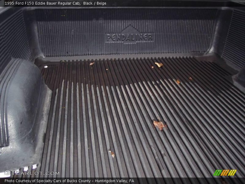 Black / Beige 1995 Ford F150 Eddie Bauer Regular Cab