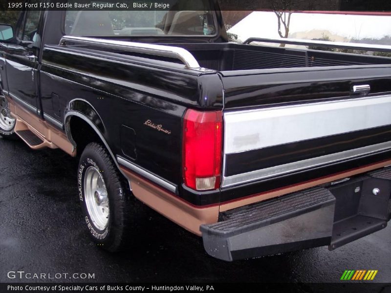 Black / Beige 1995 Ford F150 Eddie Bauer Regular Cab